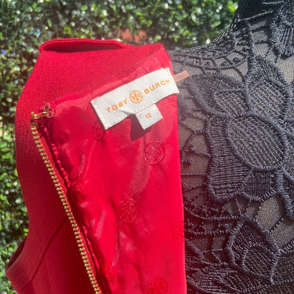 Tory Burch ladies Red dress size 12